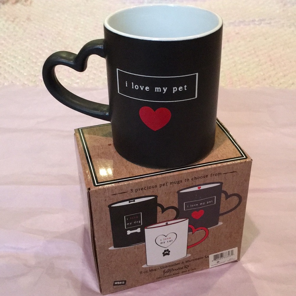 NIB I Love My Pet Mug